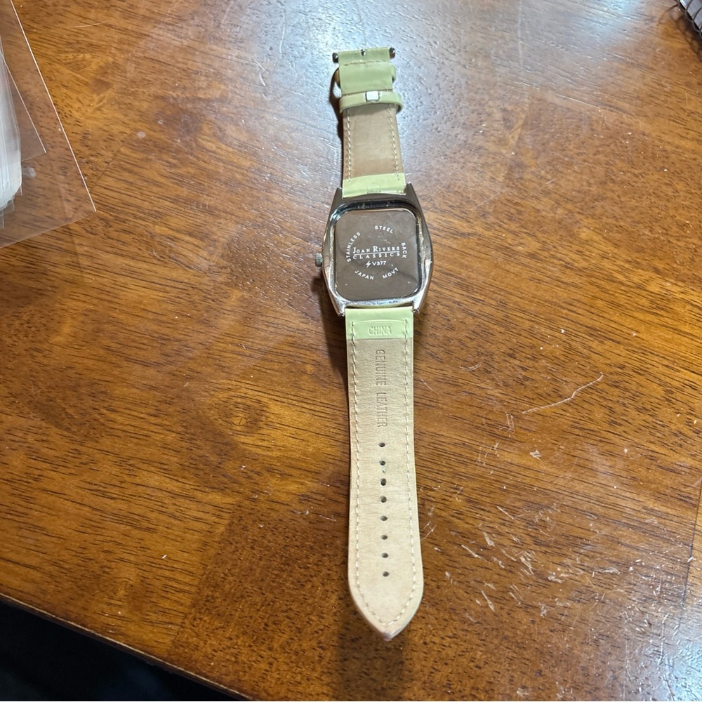 Joan Rivers Watch Egg Shell Leather - image 8